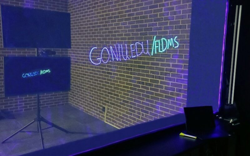 Lightboard in Lightboard Video Studio